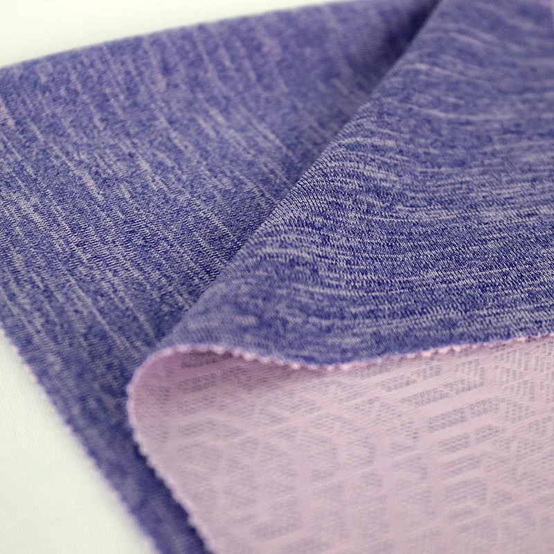 Polyester, jacquard, wicking, circular knit, moisture absorption, quick dry, functional, Polyester jacquard knit for casual wear