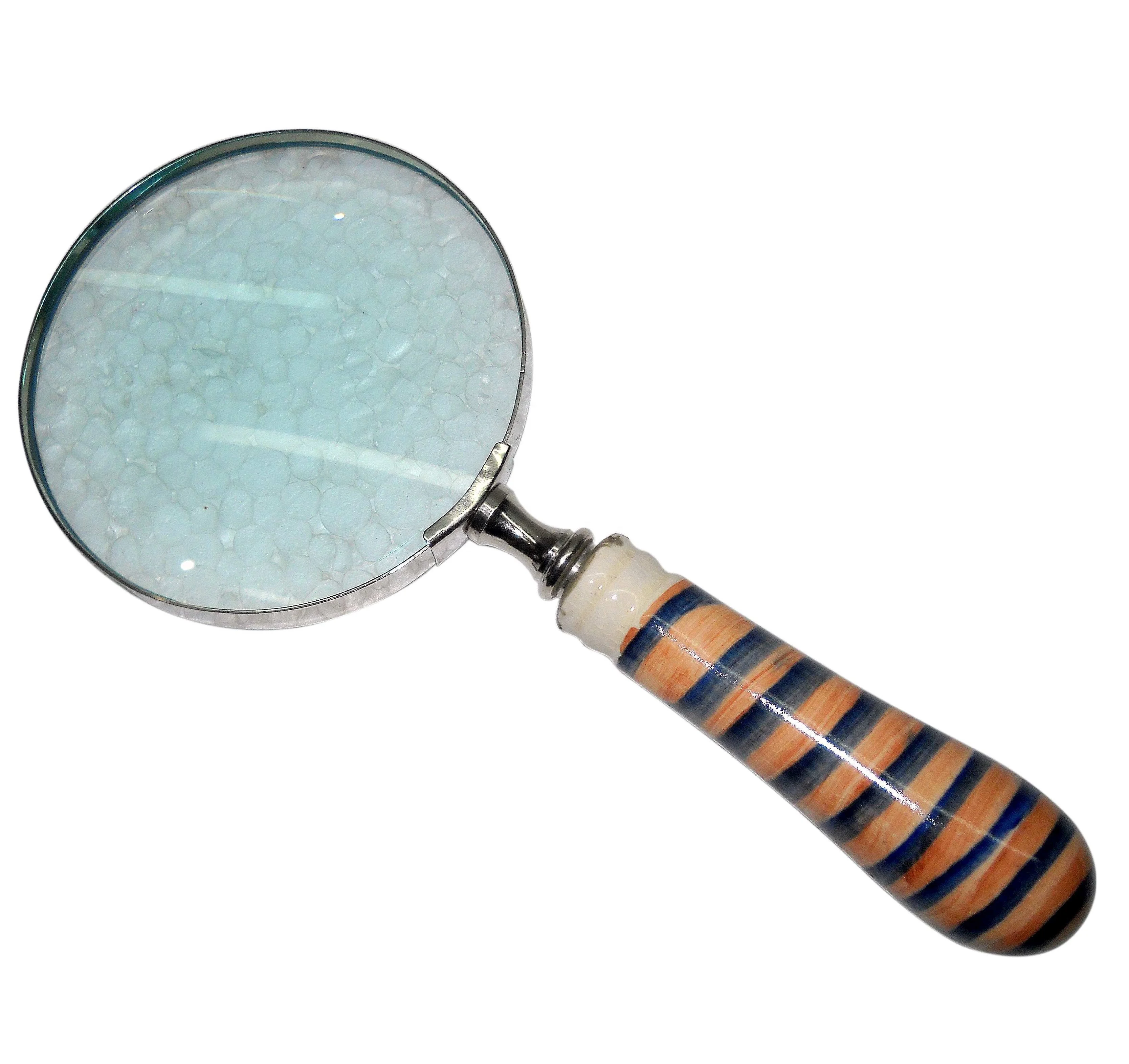 Индийский изготовленный с деревянной ручкой производитель стекла увеличением по низкой цене