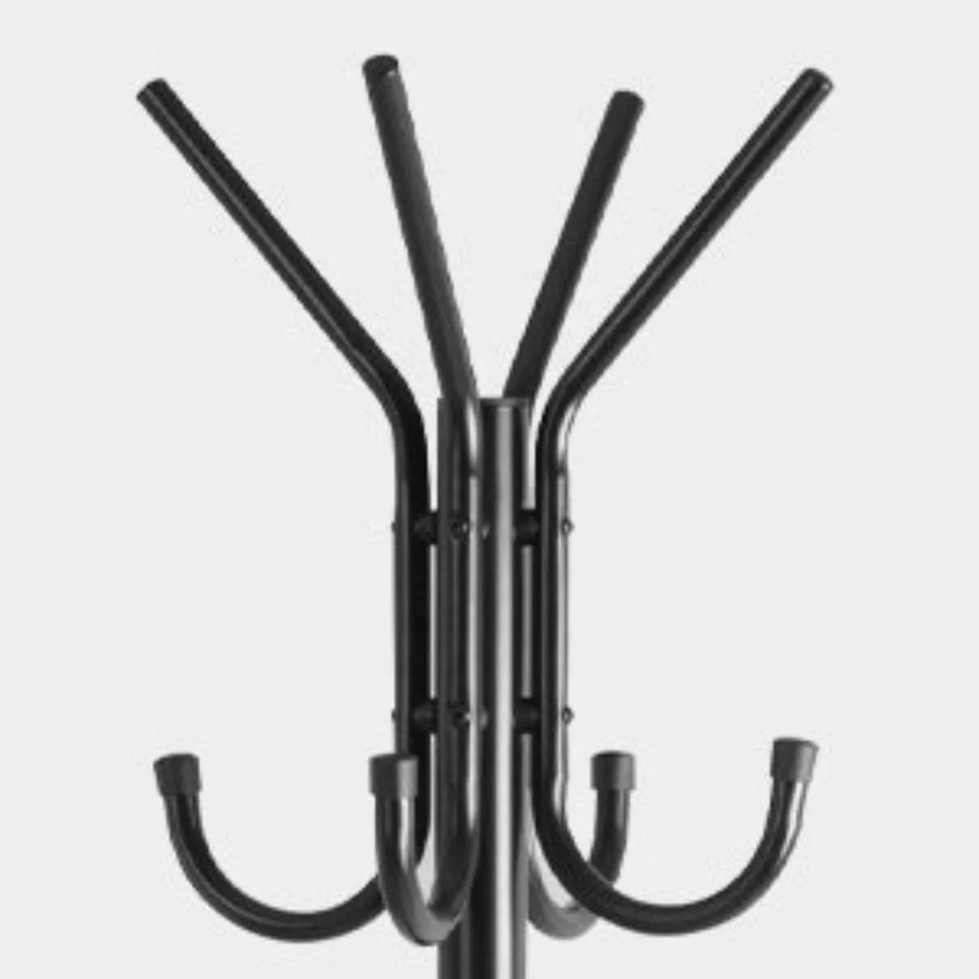 Standing Coat Rack Clothes Hat Hanger Holder Stand Metal 11 Hooks Hand Tool