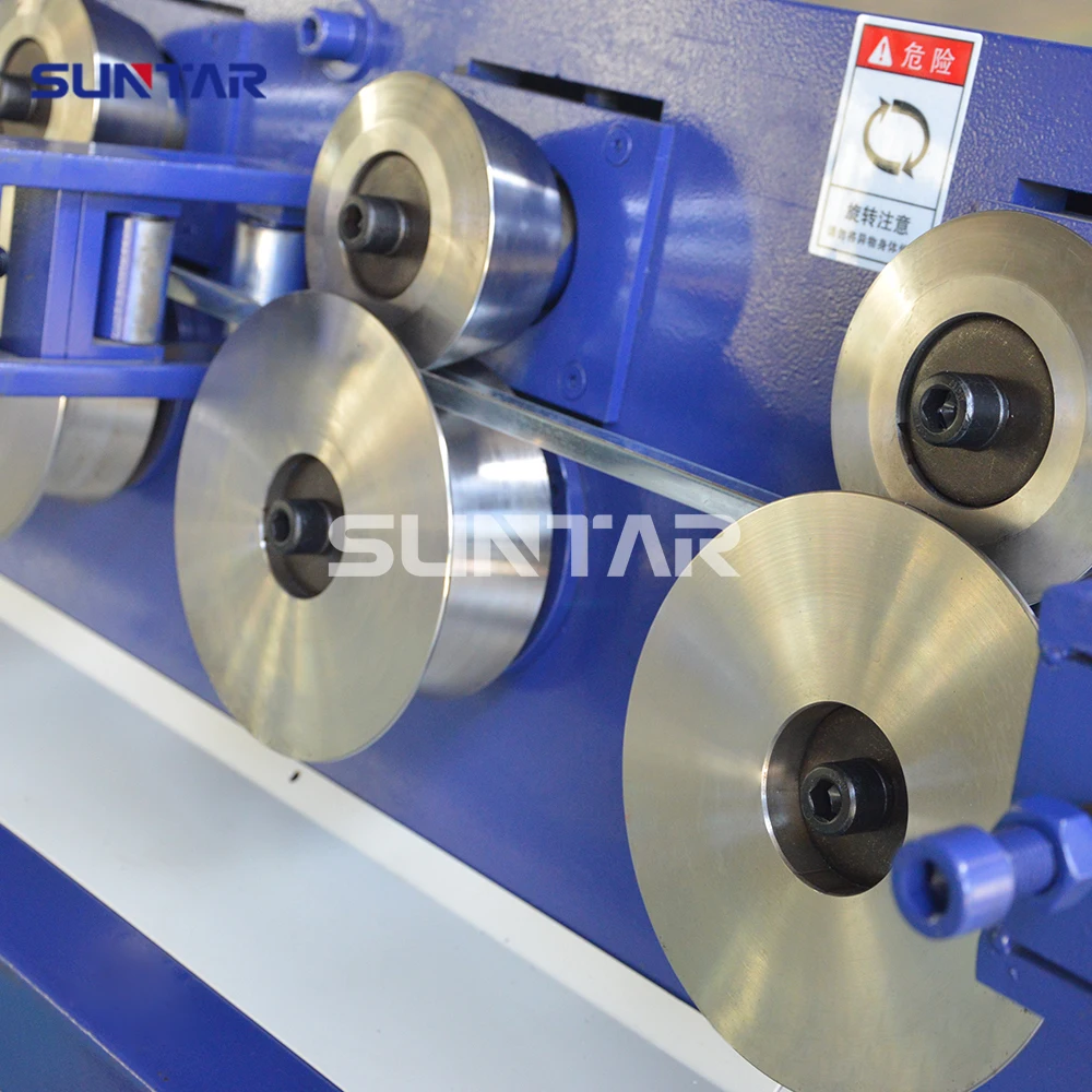 SUNTAY HVAC TDC TDF steel round duct flange automatic forming making machine