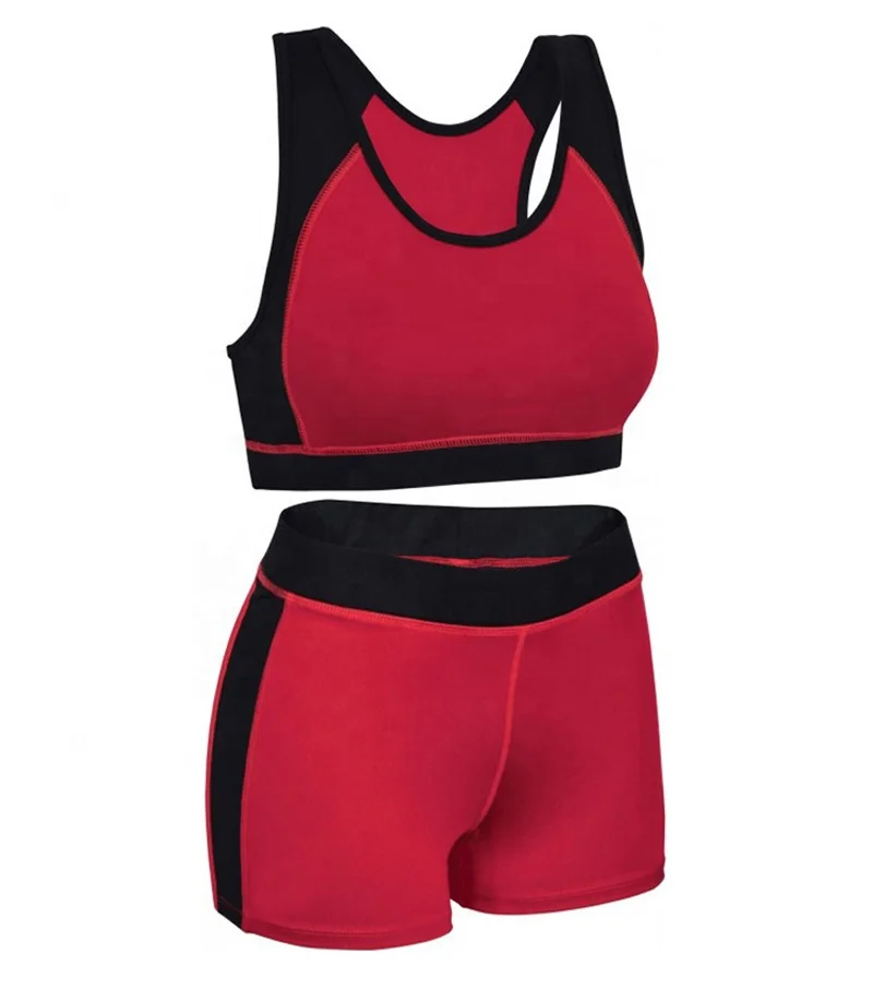 New Arrivals Kids Girls Patchwork Style Cheerleading Dance Clothes Set Cheerleading Costumes