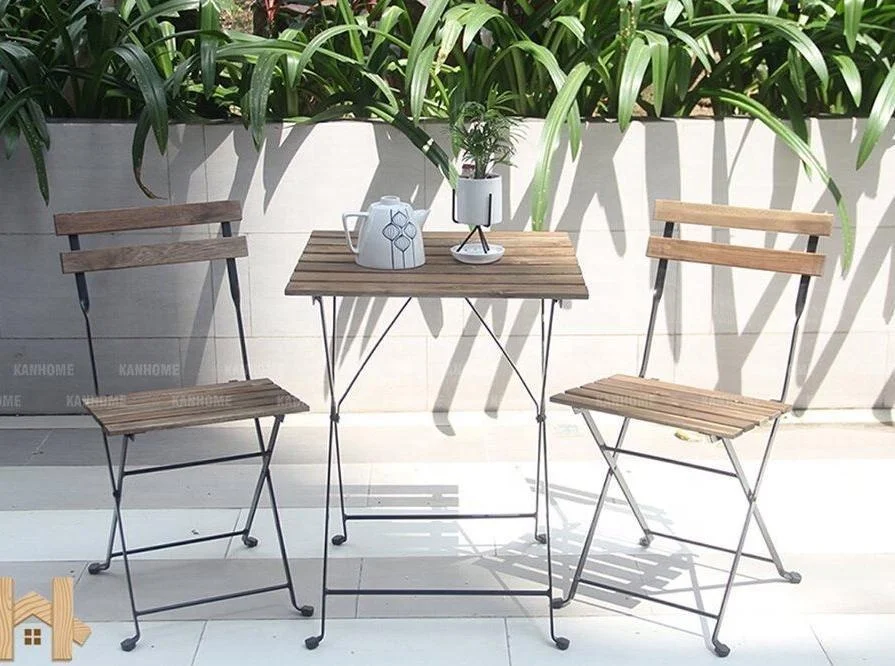 VIETNAM STEEL FRAMED BISTRO  TARNO SET JAPAN STANDARD SUITABLE FOR BALCONY TERRACE GARDEN OUTDOOR PLACES