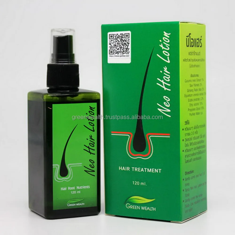 Hair Care and Personal Care of Neo Hair Lotion Hair Fast Repairing Silicone-Free Nourishing Made in Thailand by Green Wealth