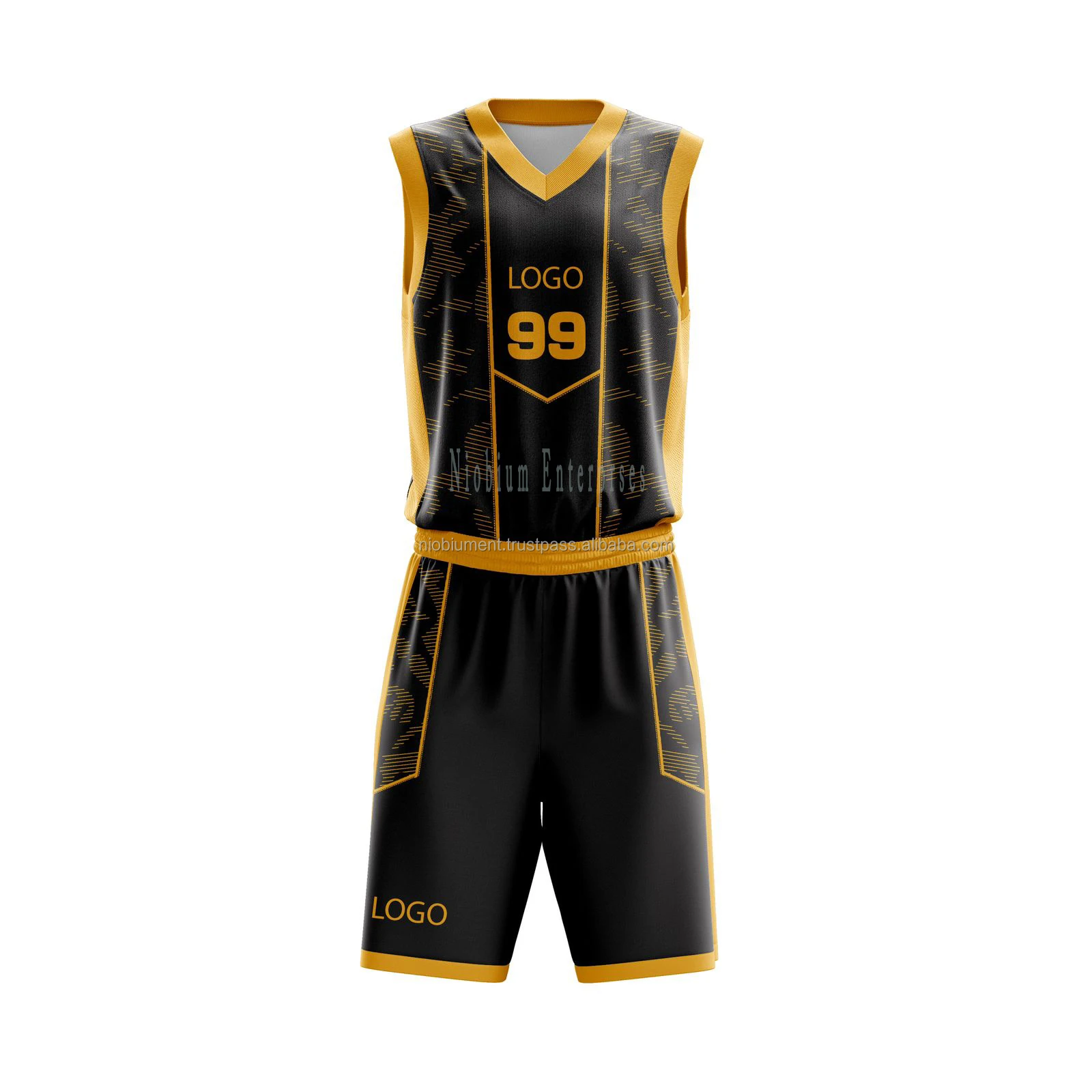 Customized Cheap Basketball Wear Unique Basketball Jersey American Basketball Shorts with Numbers
