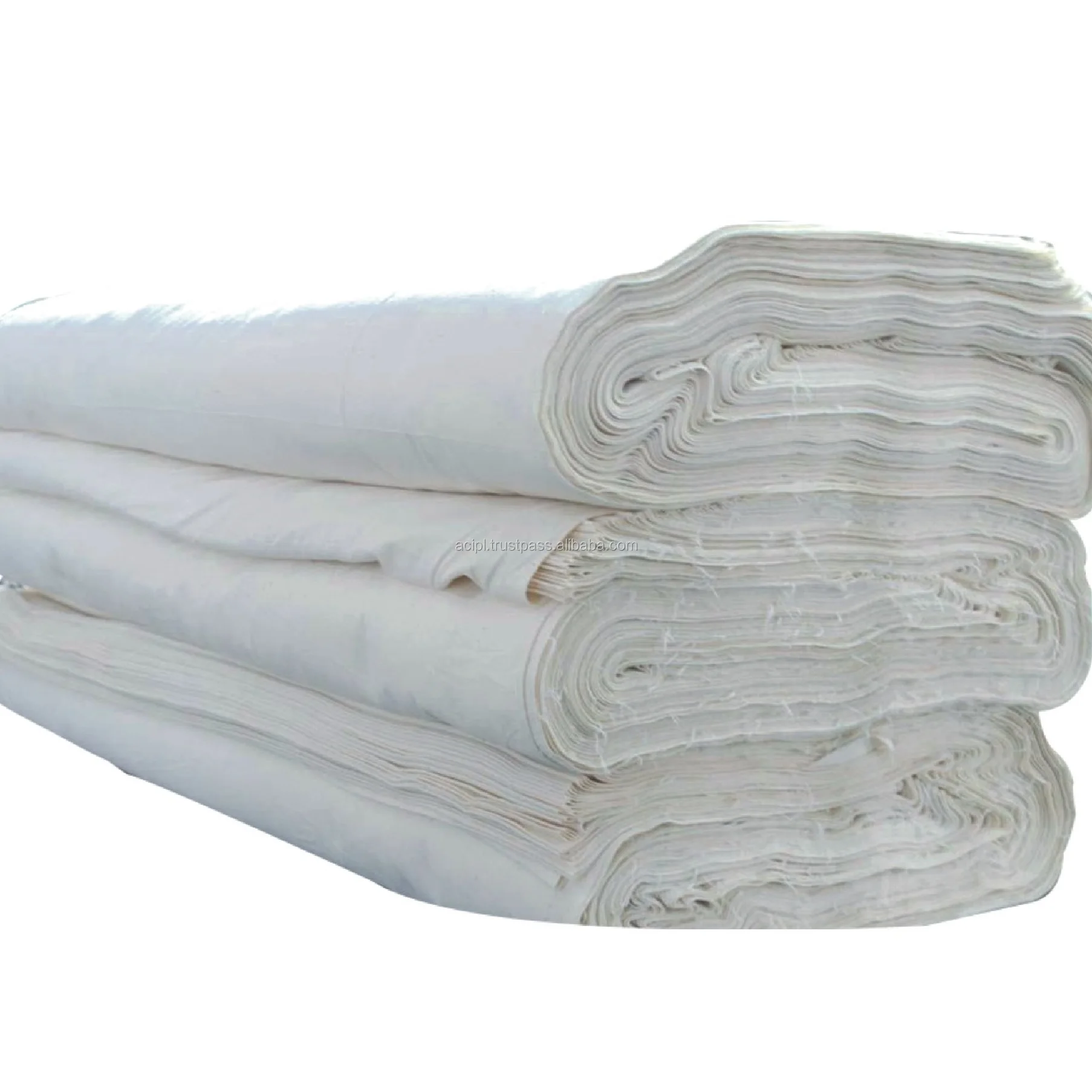 Export Grade Premium Quality 100% Cotton Grey Fabric 60 x 60 Yarn Count 300 Thread Count Plain 114 inches Width Roll Packing