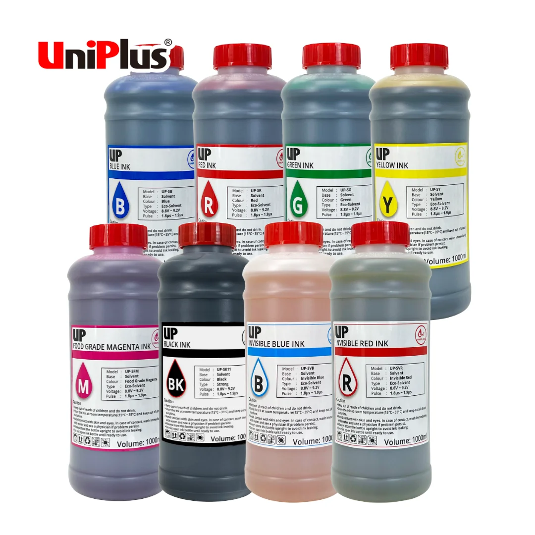 Uniplus High Quality White Refill Ink For Solvent Based Cartridge