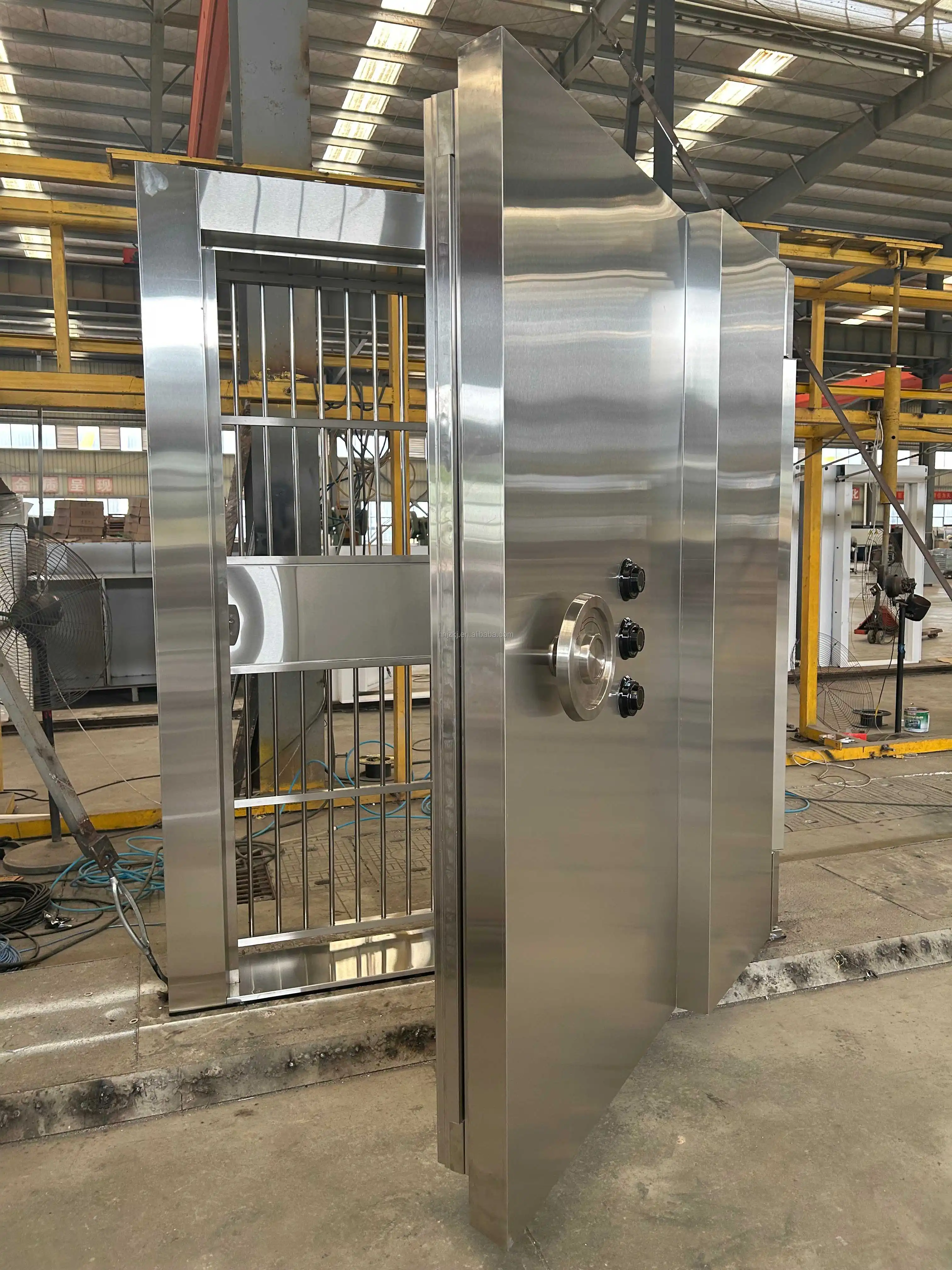 Stainless steel Vault Door with mechanical code lock system strong room door for bank vault security room