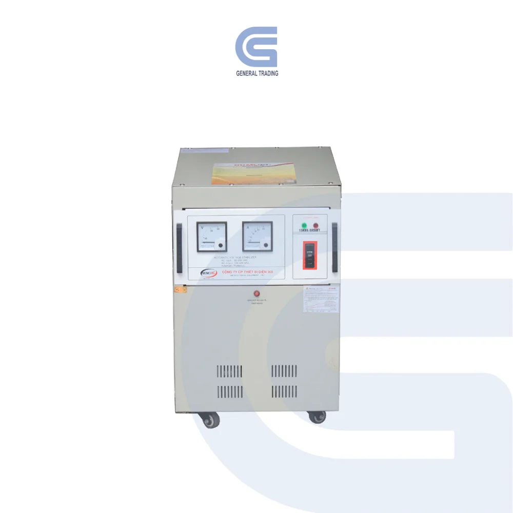 Voltage regulators 3KVA 50KVA  Single-Phase AC Current Voltage Regulator Stabilizer AVR SCR Servo Motor Copper Made Vietnam