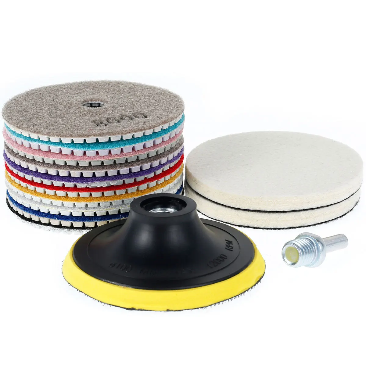 100mm diamond floor polishing pads resin sanding pads