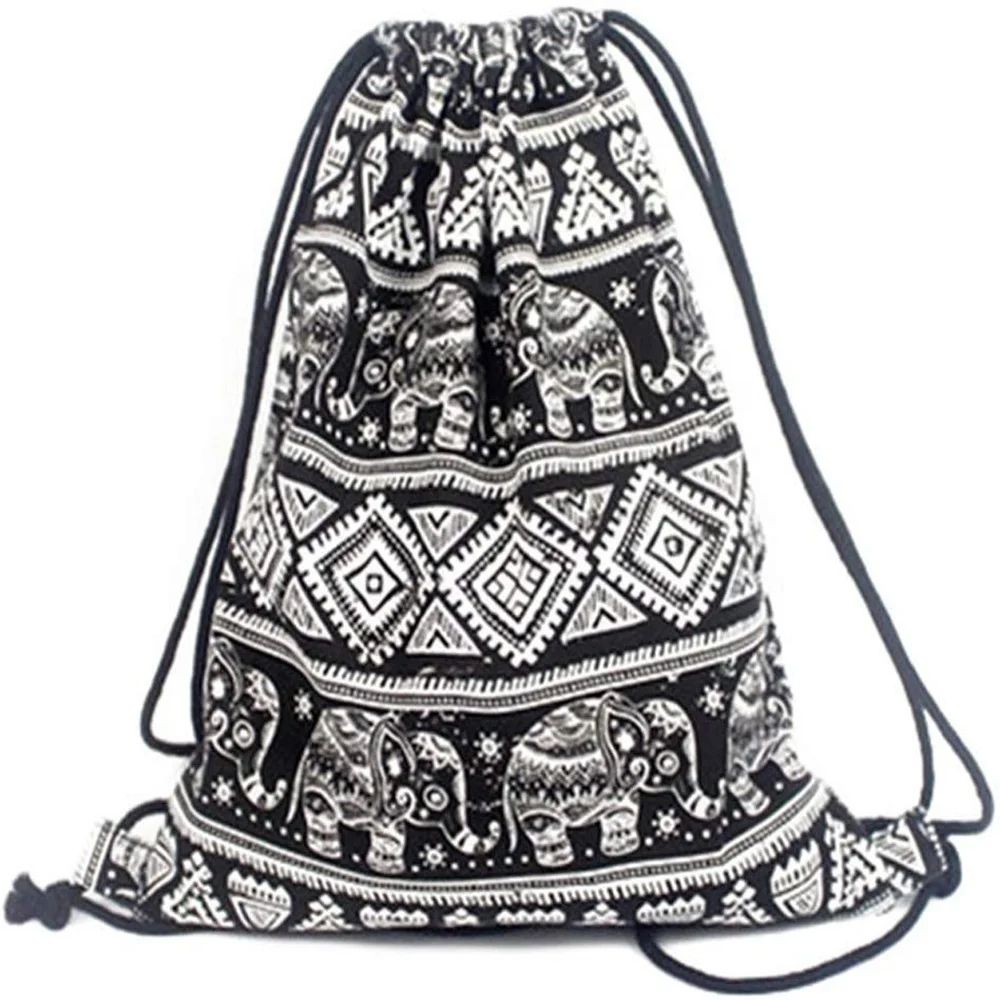 To accept custom print price suppliers 210D polyester drawstring bag