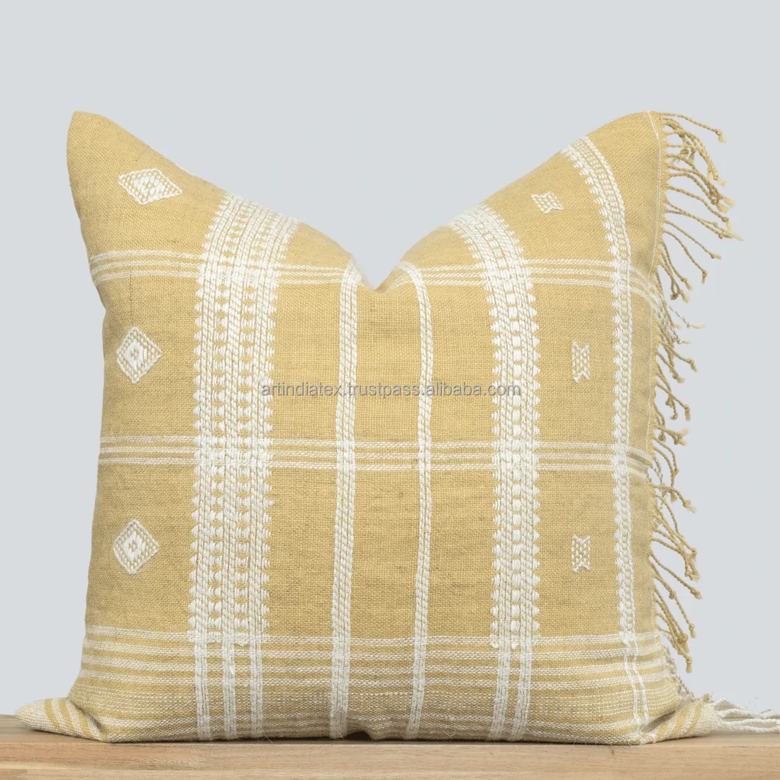 High Quality Wholesale Solid Linen And Cotton Cushion Covers Decorative Super Soft Sofa Cushion Cover