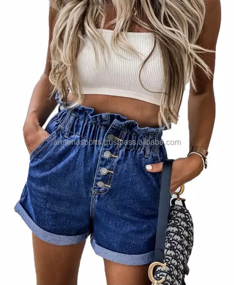 Джинсовые шорты трендовые стильные новые модели модные Лучшие производители низкая цена женские джинсовые шорты