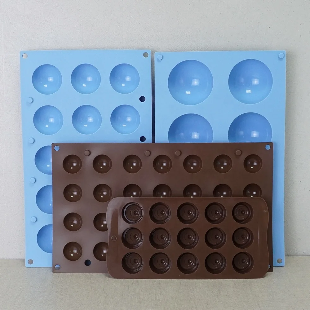 [Holar] Taiwan Made 15 Round Cylinder Silicone Mold for Baking Chocolate Cookie