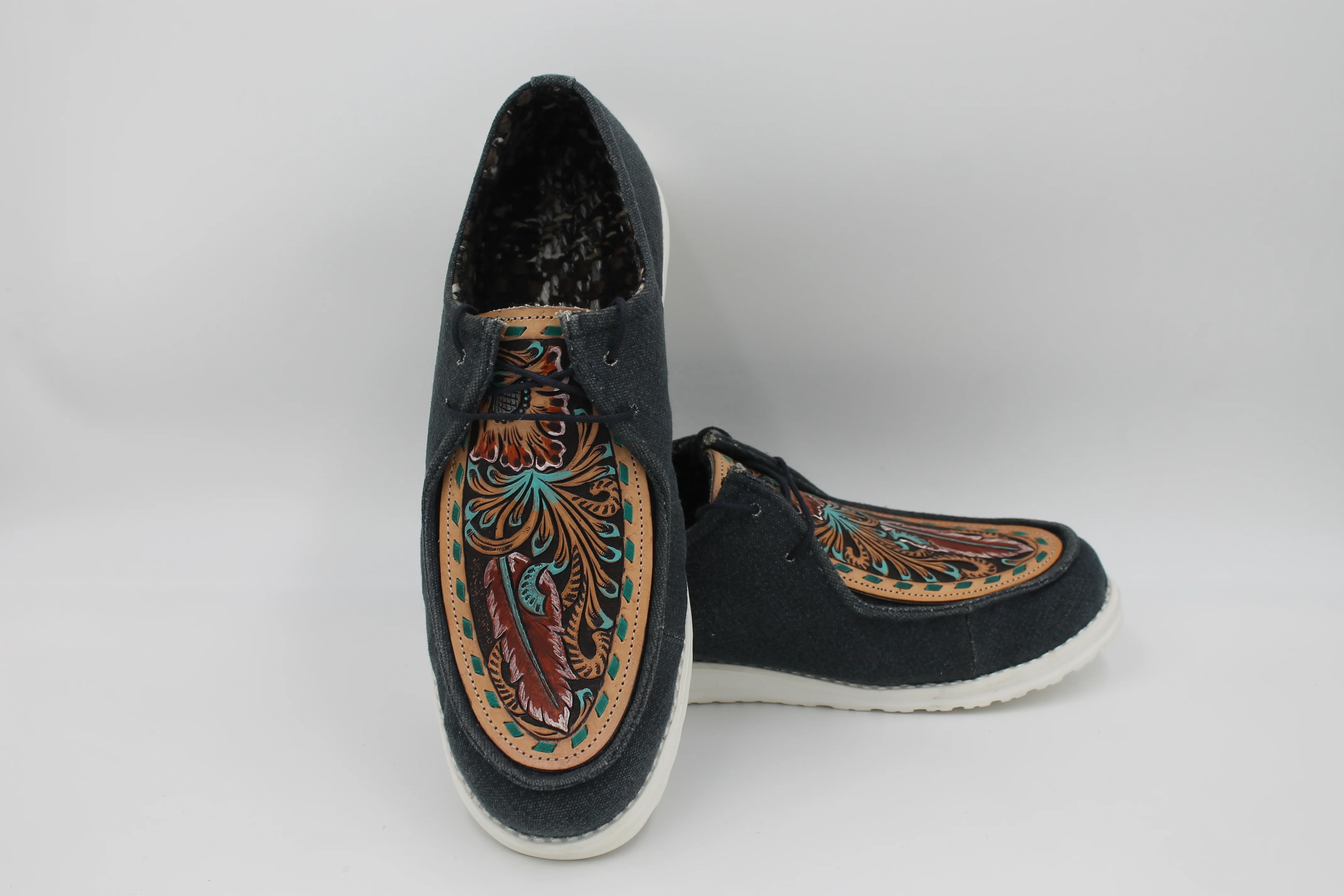 New fashion unisex western tooling shoes western lifestyle Custom leather shoes at custom sizes and colors