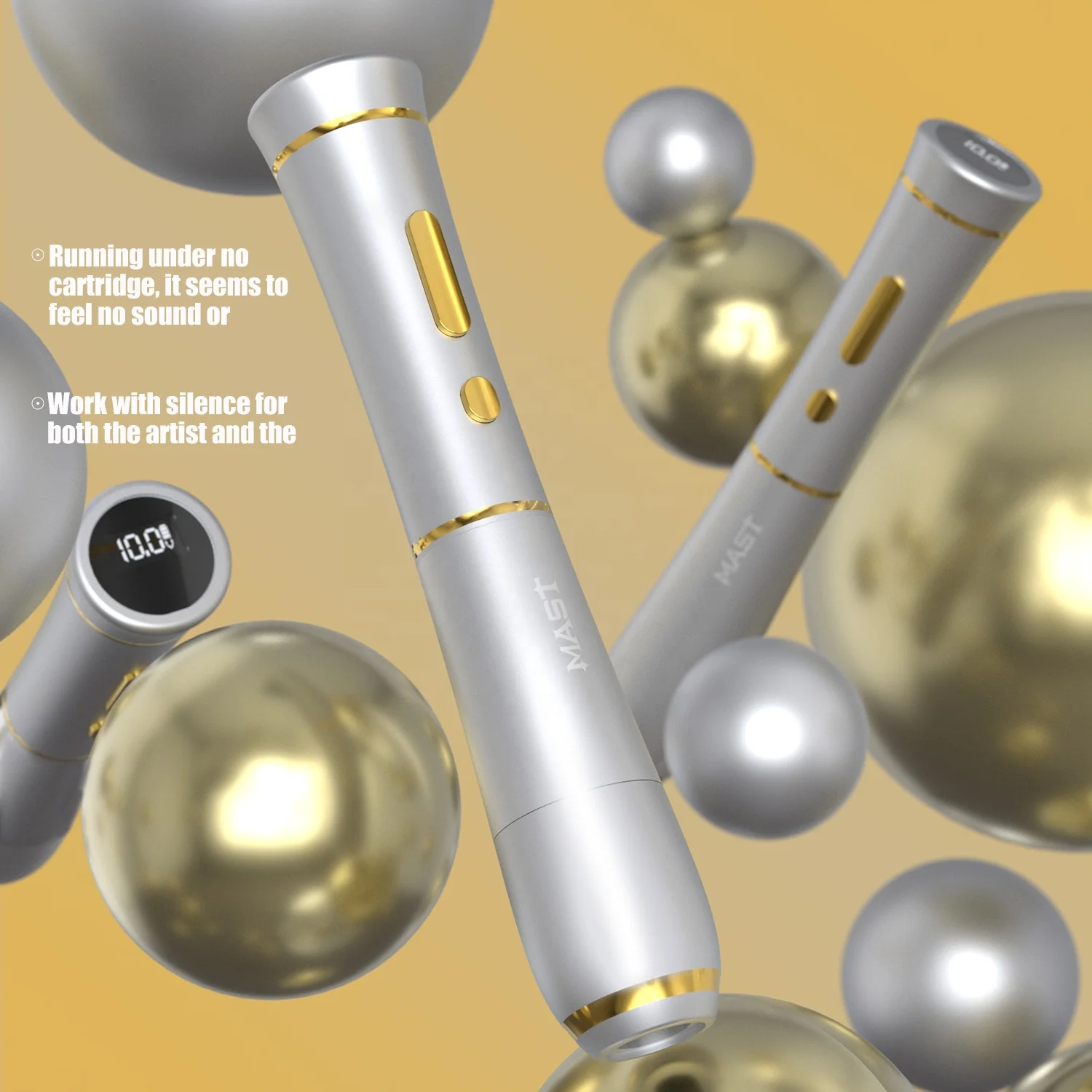 Mast P40 Pmu Machine Wireless 2.5mm Stroke Permanent Makeup Tattoo Machine Kit