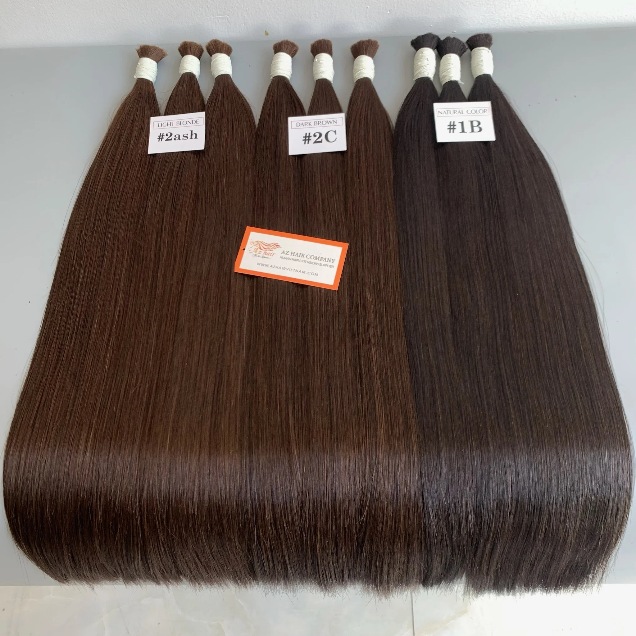 Silk Straight Bulk The Length 8 To 40 Inches Remy Hair Bundles Raw Virgin Human Hair Extensions Wholesale Price