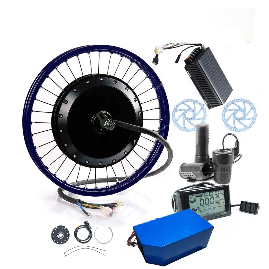 High Torque Fast Speed Electric Bicycle Kit 48v72v 1000w 1500w bldc Hub Electric Bicycle Motor for Electric City Bike
