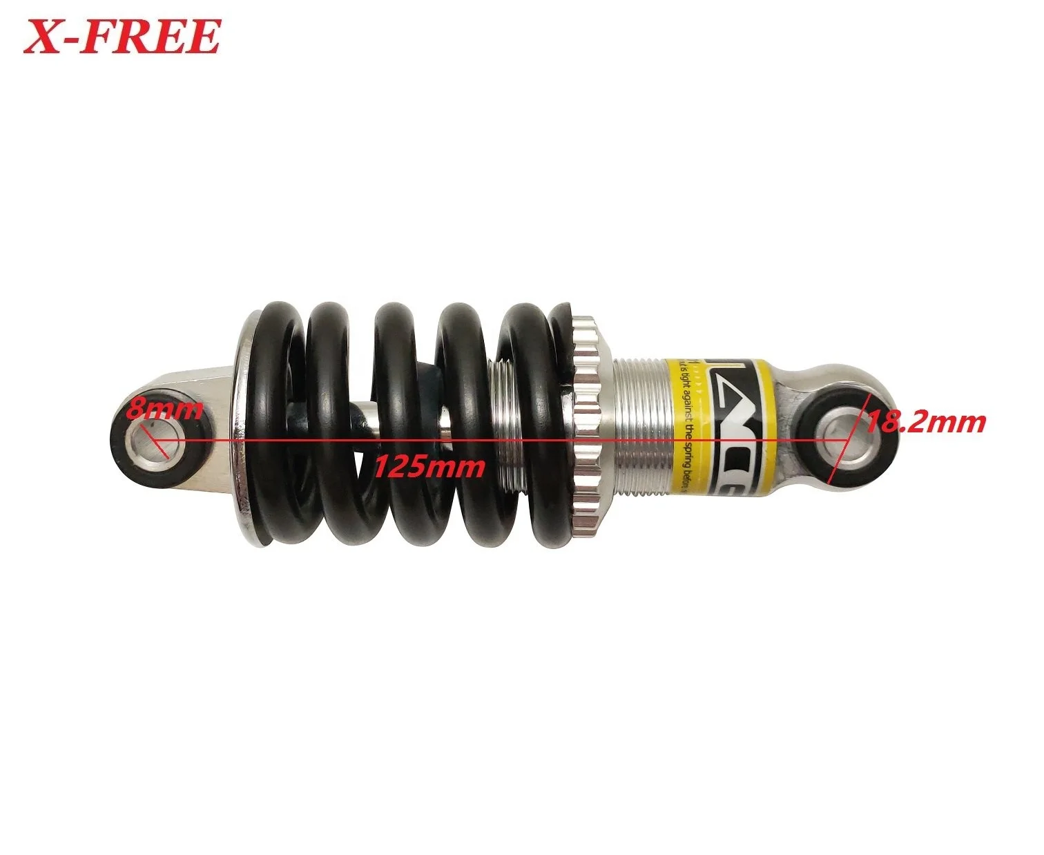 
X-FREE Bicycle shock absorber 125mm Central shock absorber for bicycle trolley frame B81-08 