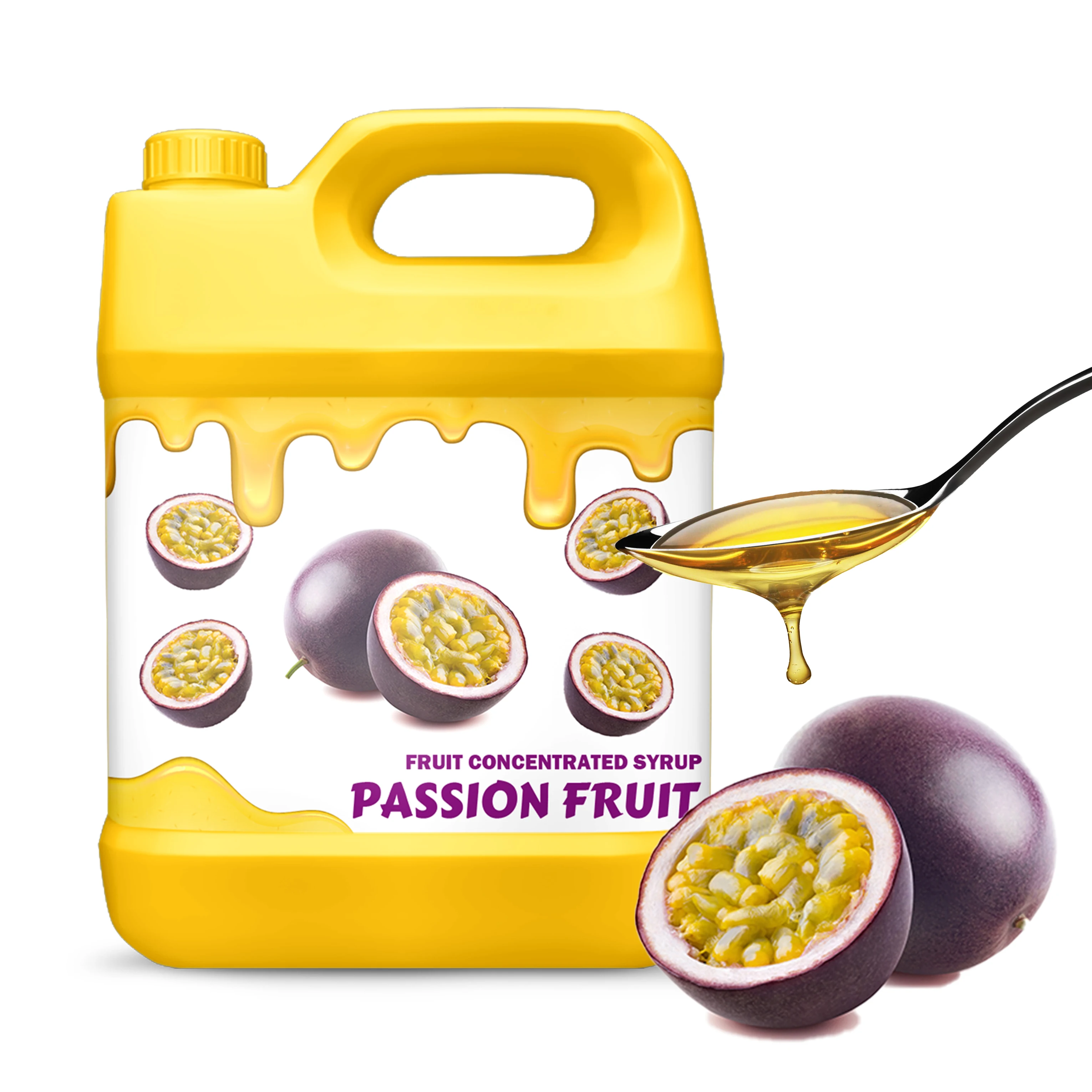 Passion Fruit Concentrated Juice Fruit Syrup