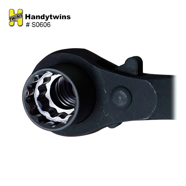 Double Ended Socket Ratcheting Podger Spanner