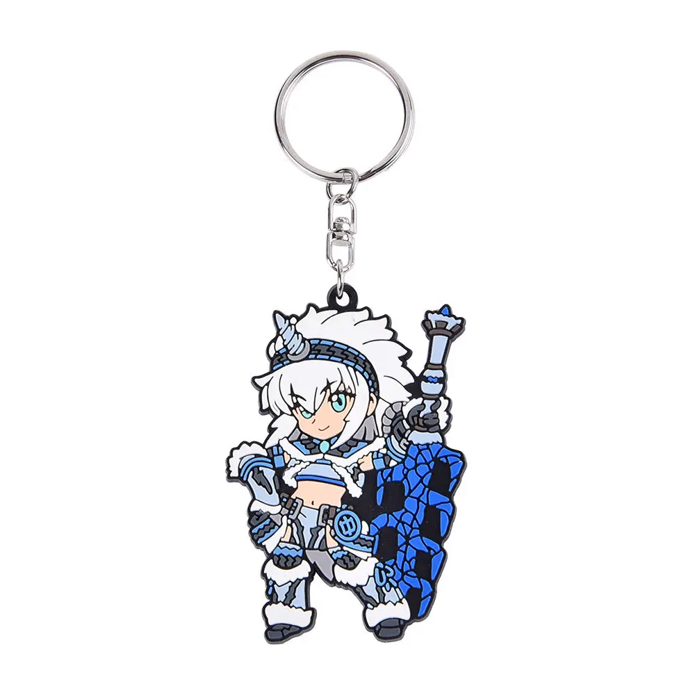 Wholesale Popular Customized Cheap Rubber & PVC Keyring Eco-Friendly Plastic Keychain for Gifts