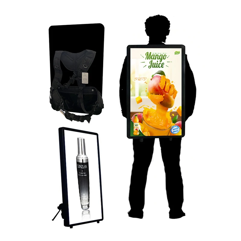 Human Walking Billboard Digital Advertising Display Poster Factory
