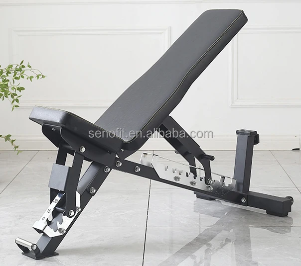 SENAOFIT Multifunction Fitness Gym Equipment Exercise Commercial Sit Up Bench Adjustable Gym Heavy Duty Bench