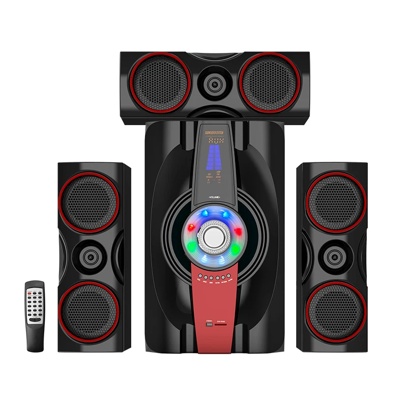 Professional Bluetooth Usb Tf Fm Radio 3D Sound Home Theater Subwoofer Bass 3.1 CH Computer Speaker
