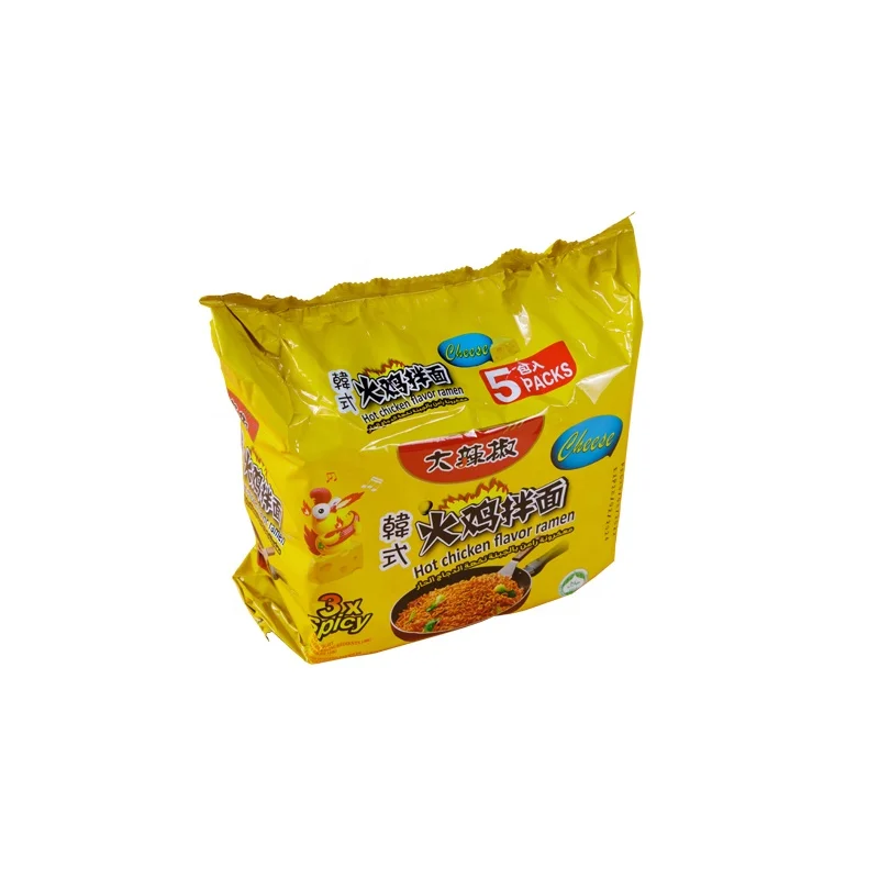 Top food bag packaging crispy fried noodles packet noodle ramen