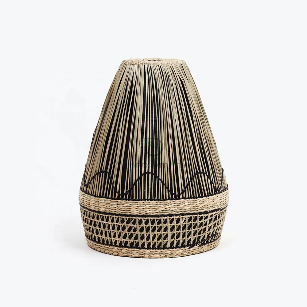 Eco friendly scandinavians straw pendant light/seagrass lamp/lamp shade fabric