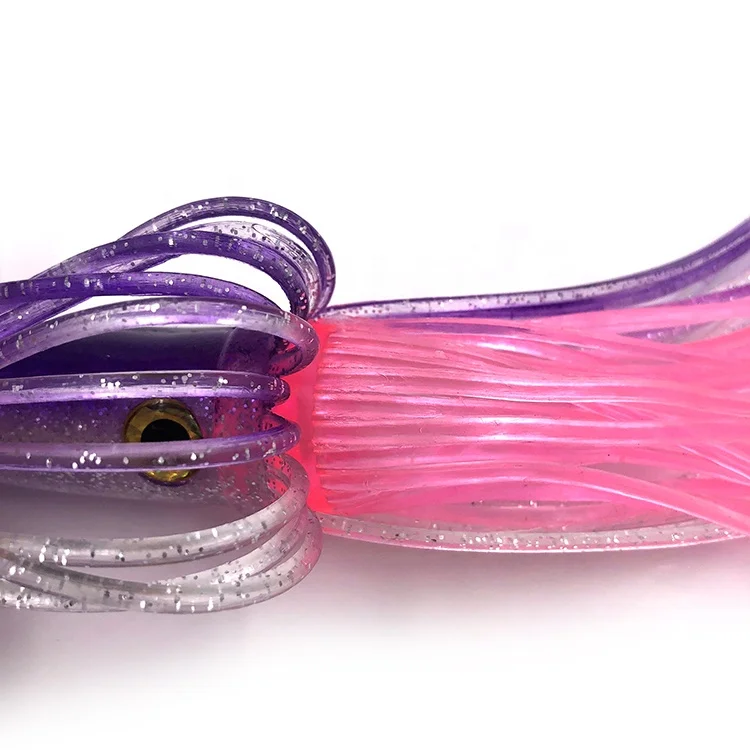 Hot Selling Weihai  factory Weiyu sea trolling soft chugger mold craft fishing lure rubber tuna marlin big game fishing tackle