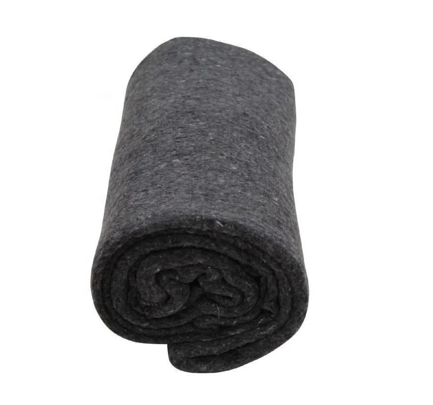 Бросить напольная натуральная волокно боксерки трусы для безопасности теплый легкий отдых хлопок космическое одеяло огнеупорные шерстяное