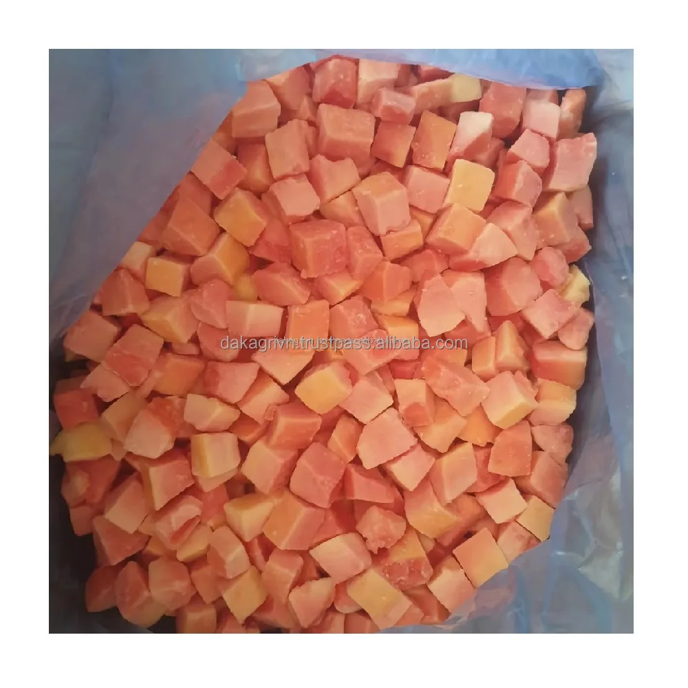 Разумная цена вакуумная упаковка в форме Кубиками Замороженной папайи новая культура очищенная замороженная папайя из Вьетнама