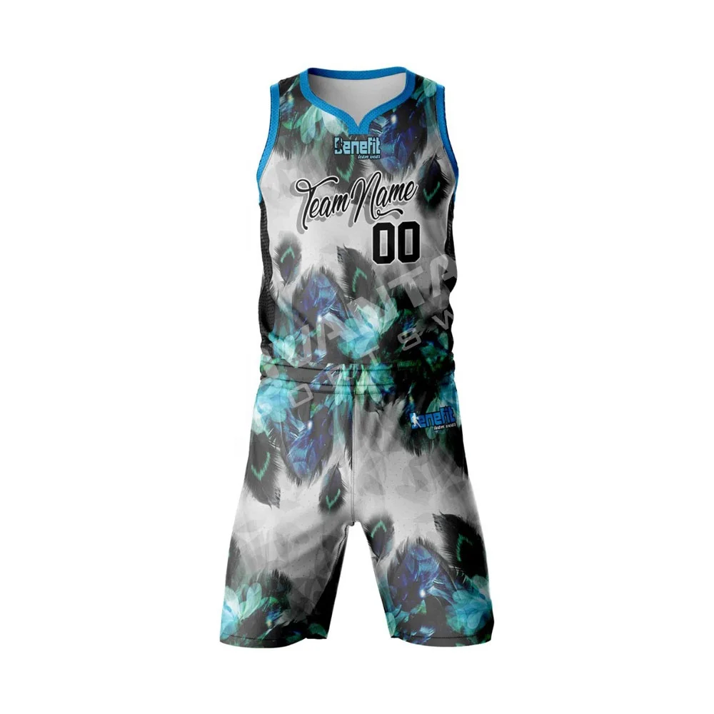 Reversible Mesh Basketball Jersey Uniform Wholesale Blank Team Basketball Uniform Feature Quick Dry Oem Service Style Sets