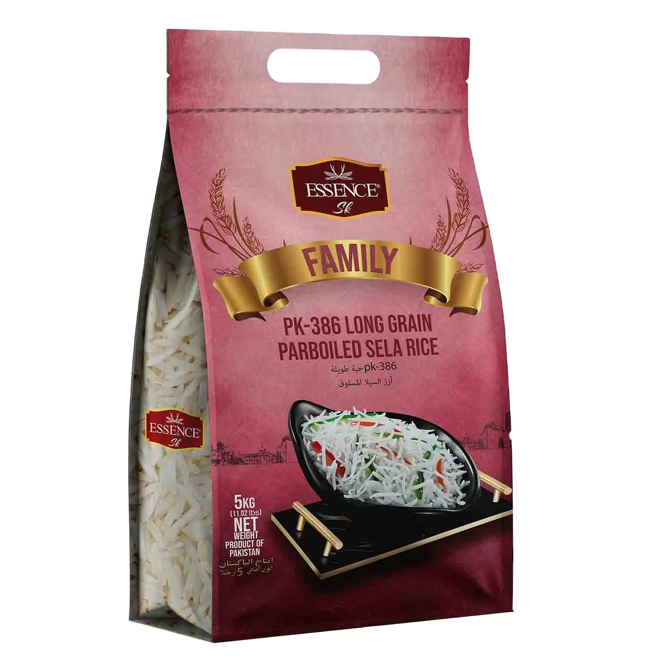 PK-386 Premium Parboiled Rice High Quality Organic White Wholesale Instant Cooking Rice Top Quality Product from pakistan