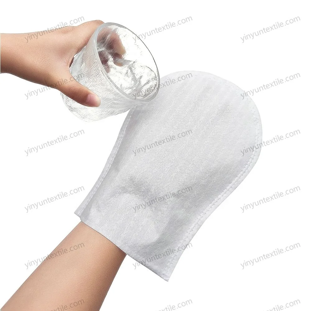 Hypoallergenic Bath Cleansing Washcloths Rinse Free Disposable Bathing Gloves