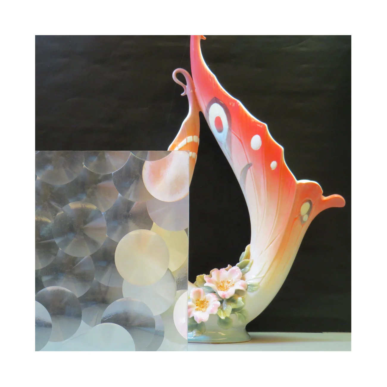 3D узор декоративная стеклянная пленка для окна Защитная Противоударная пленка для жилых и коммерческих помещений (1,23 (48 дюймов) * 9,14 м) R133