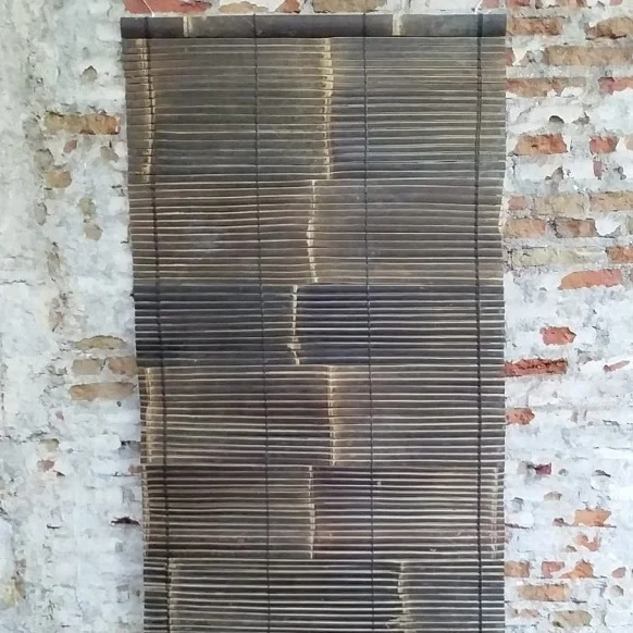 bamboo curtain black