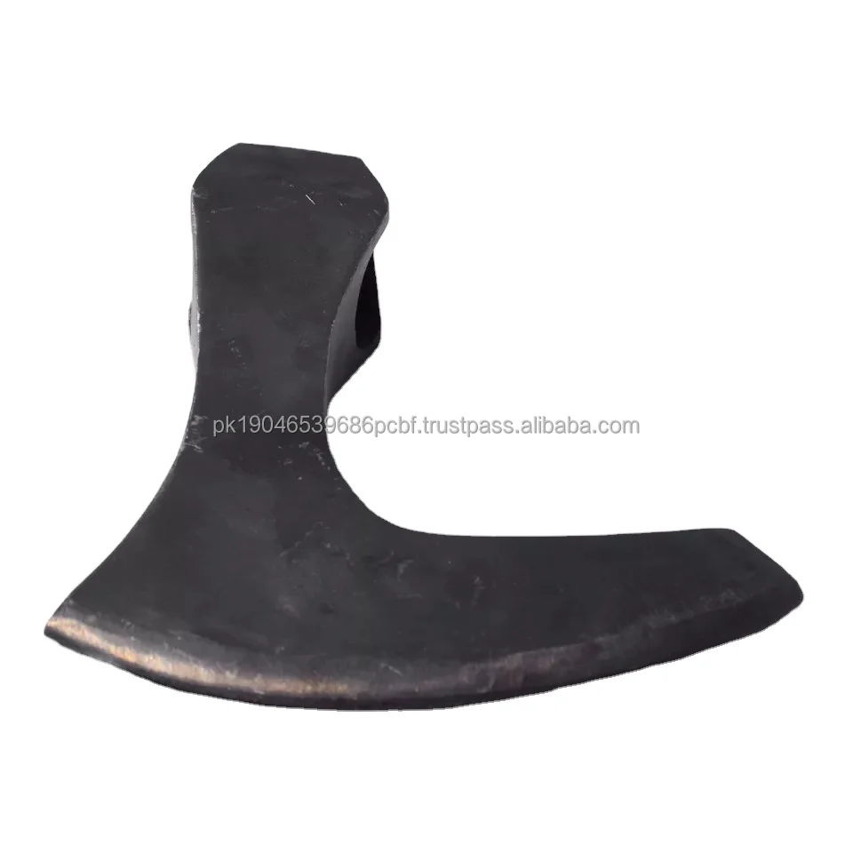Hand Forged Viking Axe Head  High Carbon Steel Bearded Design