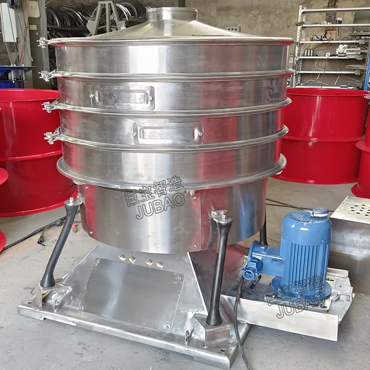 Precision And Mass Production Stainless Steel 304 / 316L Tumbler Screening Machines For Sieving Powder