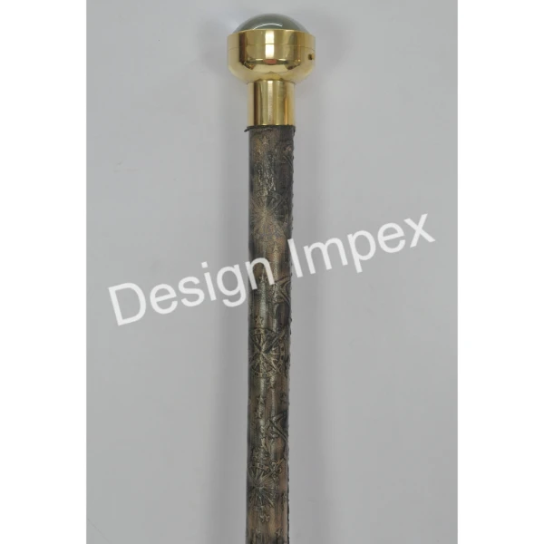 Gentleman Luxury Walking Stick With Clock Style Handle From India New Designed Elders Walking Stick Perfect For Grandparents