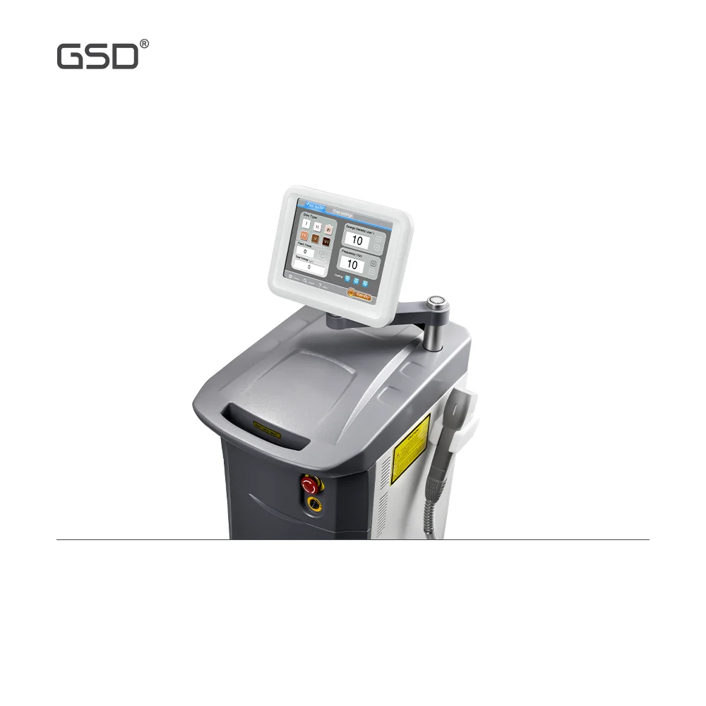 GSD New Arrival 808nm Diode Laser System Permanent Hair Removal Vertical Diode Laser Hair Removal
