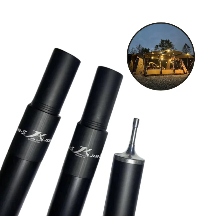 Black joint connector tent camping pole frame