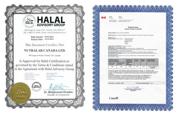 NUTRALAB CANADA PRIVATE LABEL OMEGA 3 FISH OIL CAPSULES