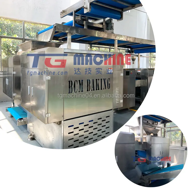 High efficiency automatic large capacity hard/soft biscuit making line