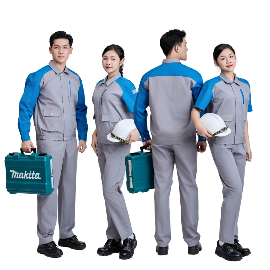 HOT SELLING workwear oil/gas/car wash uniform breathable construction clothes worker security guard shirt - FMF manufacturer