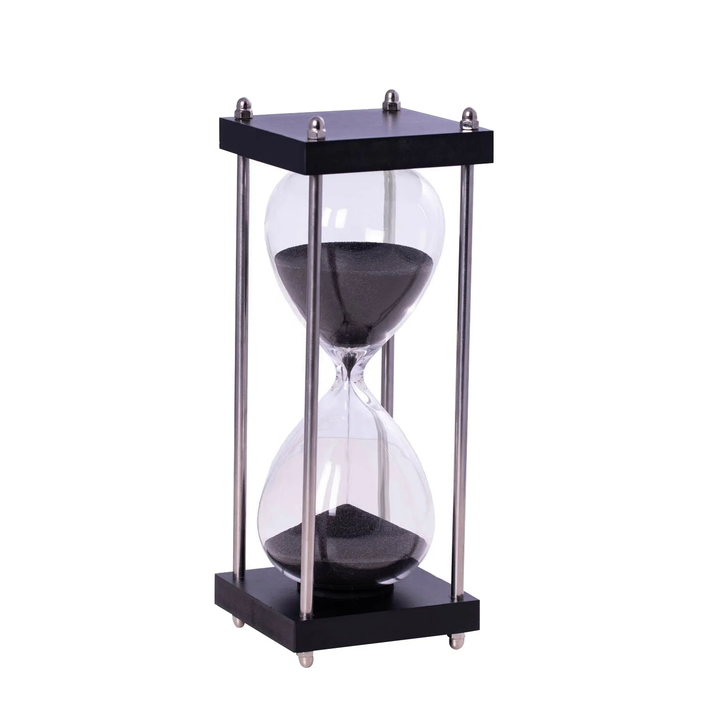 Good Quality Metal Item Table Brass Item Nautical Brass Sand Timer Compass Hourglass With Maritime Promotional Unique Design