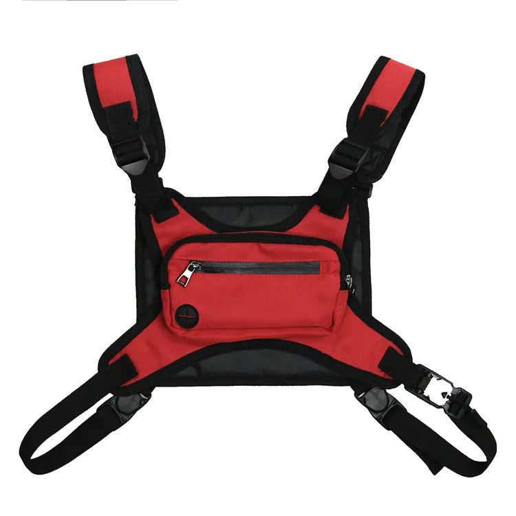 Hot Sale Durable Reflective Chest Bag For Running Essentials Perfectly Fits Mobile Devices With Adjustable Nylon Strap
