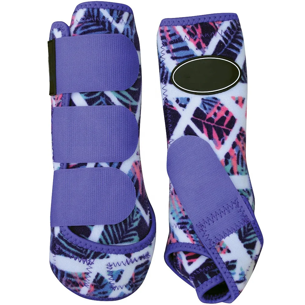 Таможня напечатала с собственным напечатанным логотипом лошади летают ботинки ступить защитного кожуха набор из 4 обертывания ног спортивные Верховая езда Fly сапоги наборы для ухода за кожей