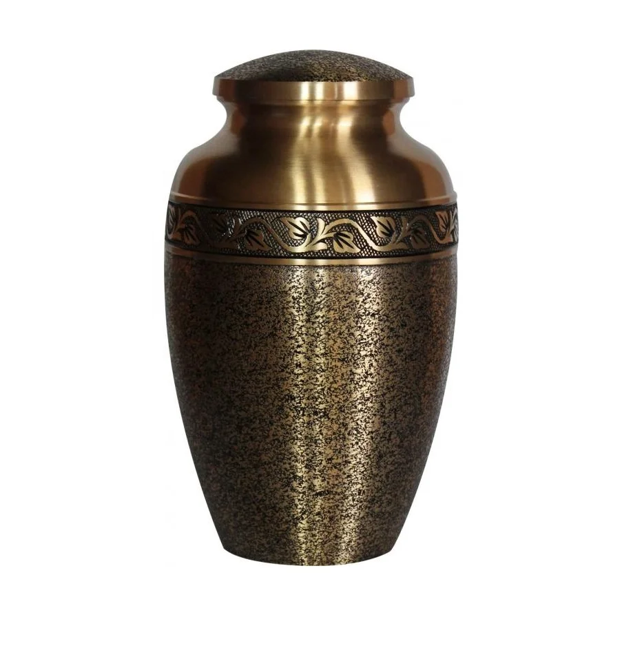 Top Selling Wholesale Metal Cremation Human Ashes Urn Lowest Price Funeral Supplies Adult Ashes Urns